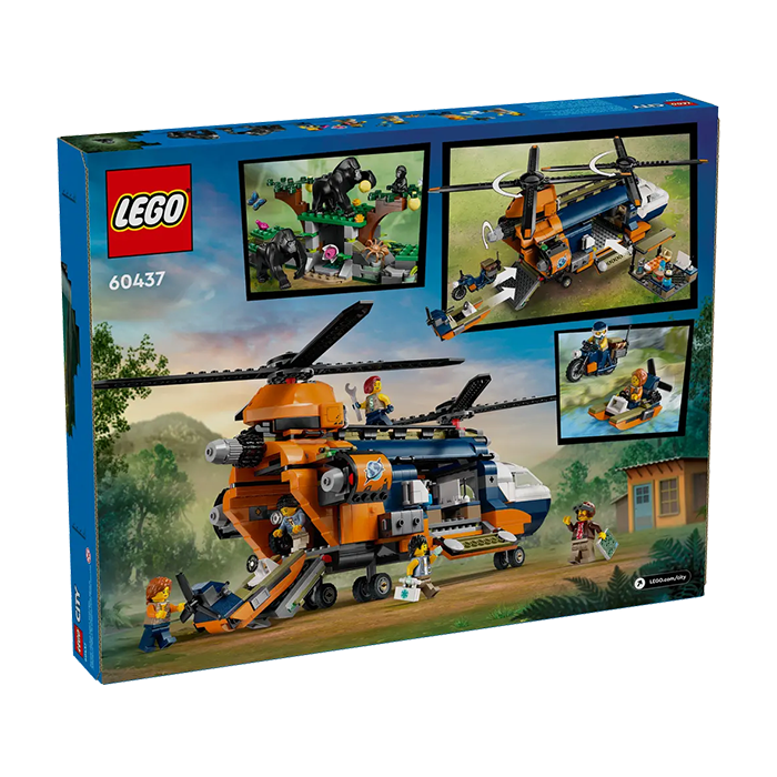 60437 Jungle Explorer Helicopter at Base Camp