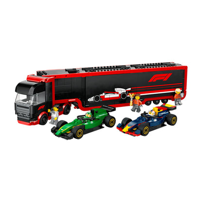 60445 F1® Truck with RB20 &amp; AMR24 F1® Cars