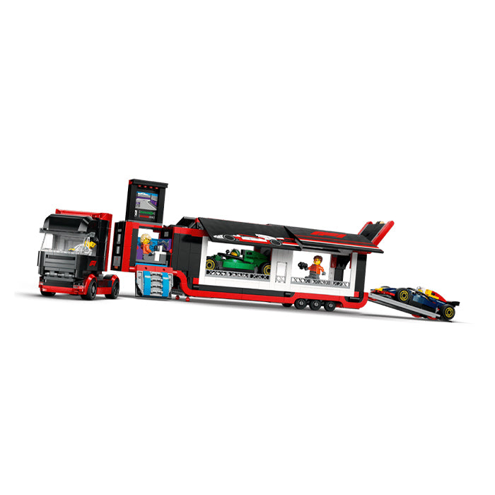 60445 F1® Truck with RB20 &amp; AMR24 F1® Cars