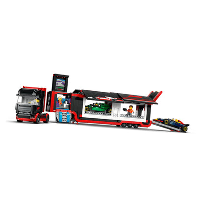 60445 F1® Truck with RB20 &amp; AMR24 F1® Cars