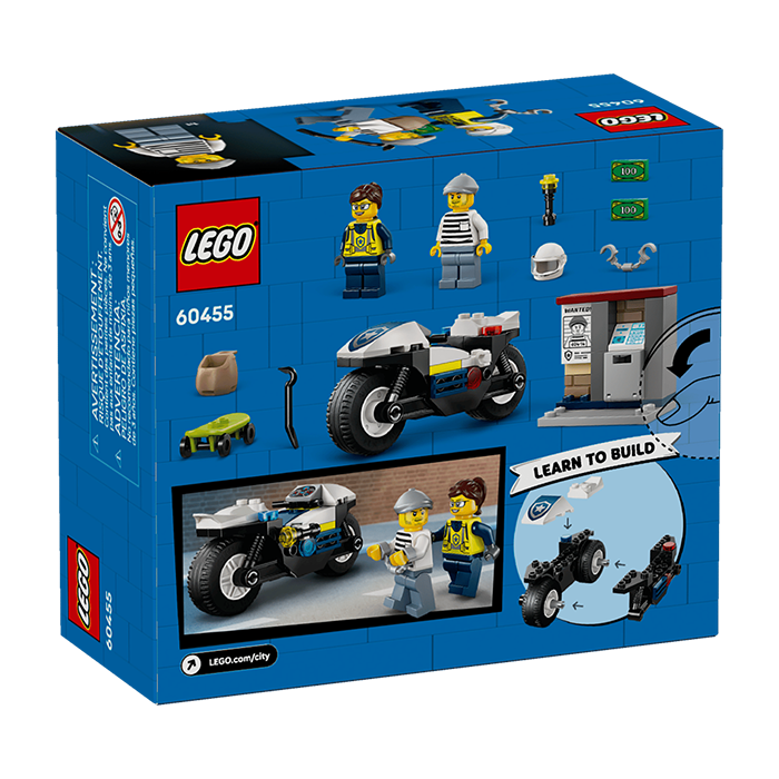 60455 Police Motorcycle Chase