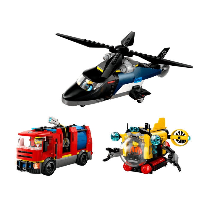 60462 Helicopter, Fire Truck &amp; Submarine Remix