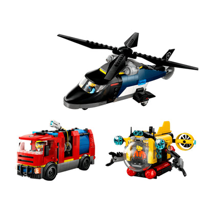 60462 Helicopter, Fire Truck &amp; Submarine Remix