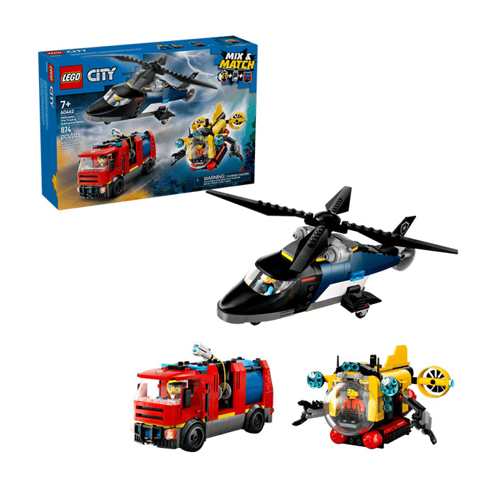 60462 Helicopter, Fire Truck &amp; Submarine Remix