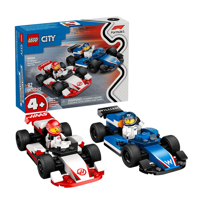 60464 F1® Williams Racing &amp; Haas F1® Race Cars