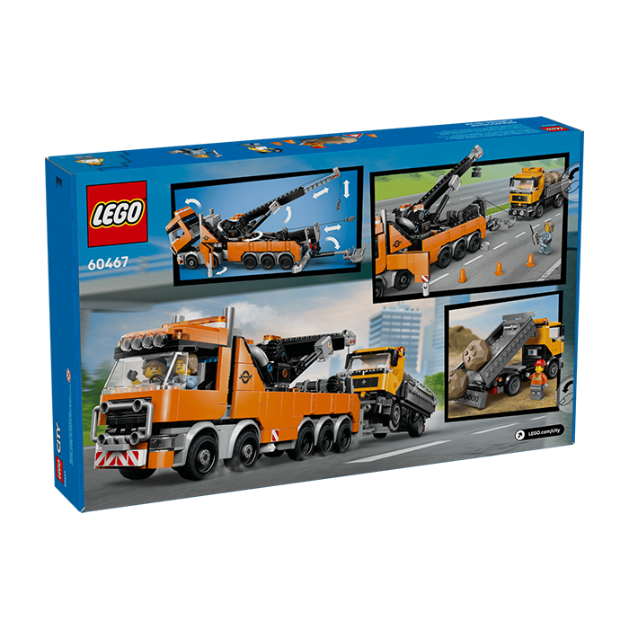 60467 Heavy-Duty Recovery Tow Truck with Crane