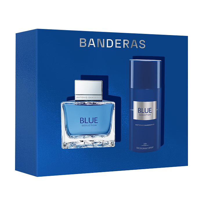 BLUE SEDUCTION EDT + DEODORANT GIFT SET GIFT SET by BANDERAS at Sundora