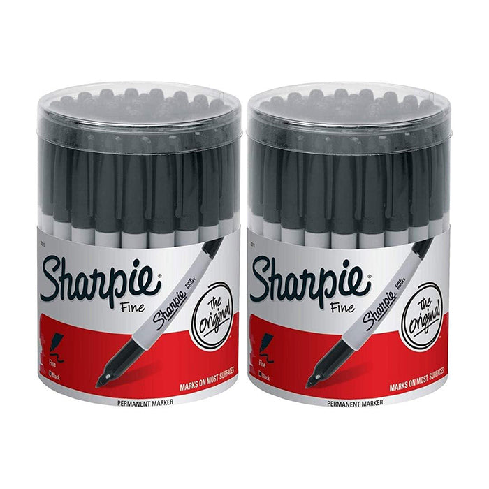FINE PERMANENT MARKER BLACK 36CT CANISTER STATIONERY by SHARPIE at Sundora