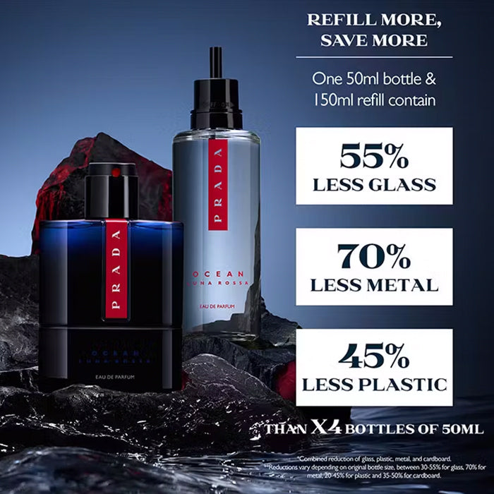 LUNA ROSSA OCEAN LE PARFUM REFILL PERFUME by PRADA at Sundora