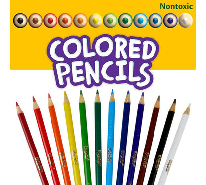 Colored Pencils, Long, 12 Count COLOR PENCILS by CRAYOLA at Sundora