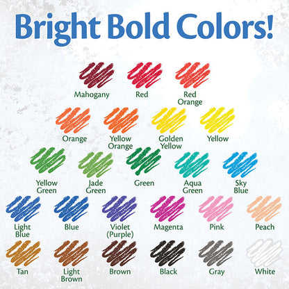 COLORED PENCILS, 24 COUNT COLOR PENCILS by CRAYOLA at Sundora
