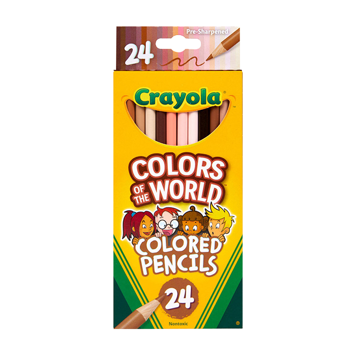 COLORS OF THE WORLD SKIN TONE CRAYONS, 24 COUNT STATIONERY by CRAYOLA at Sundora