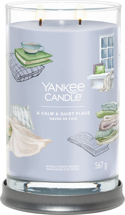 A CALM &amp; QUIET PLACE SIGNATURE TUMBLER CANDLE CANDLE by YANKEE CANDLE at Sundora