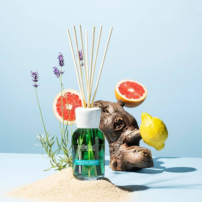MILLEFIORI MILANO REED DIFFUSER MEDITERRANEAN BERGAMOT DIFFUSER by MILLEFIORI MILANO at Sundora