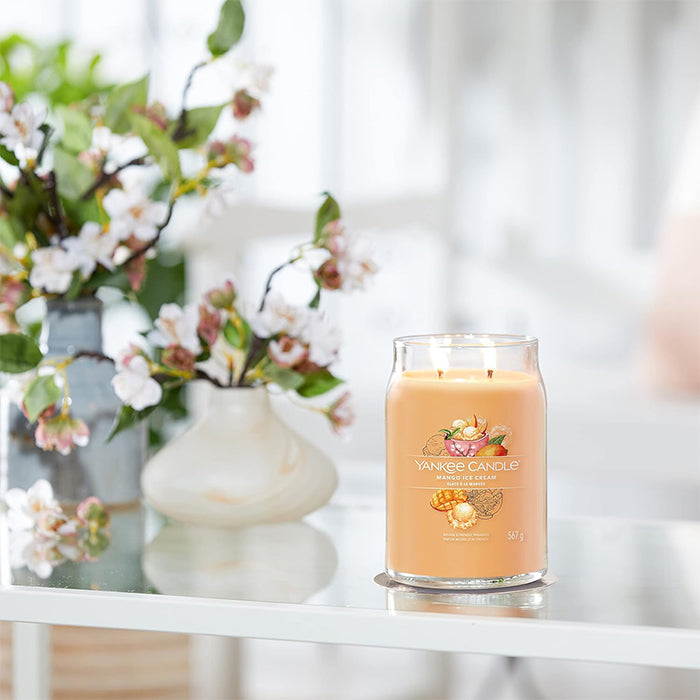 Mango Ice Cream Signature Large Jar Candle