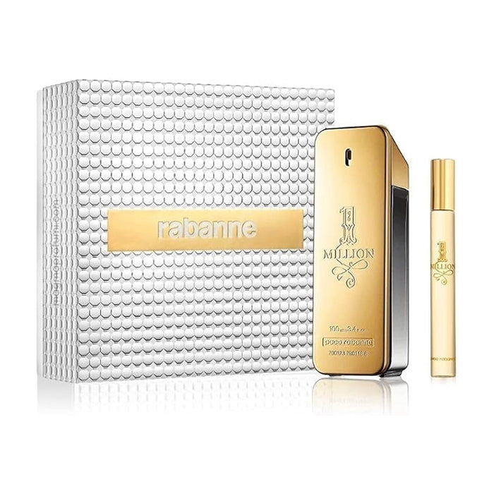 1 MILLION EAU DE TOILETTE 100 ML &amp; TRAVEL SPRAY 10 ML GIFT SET GIFT SET by RABANNE at Sundora