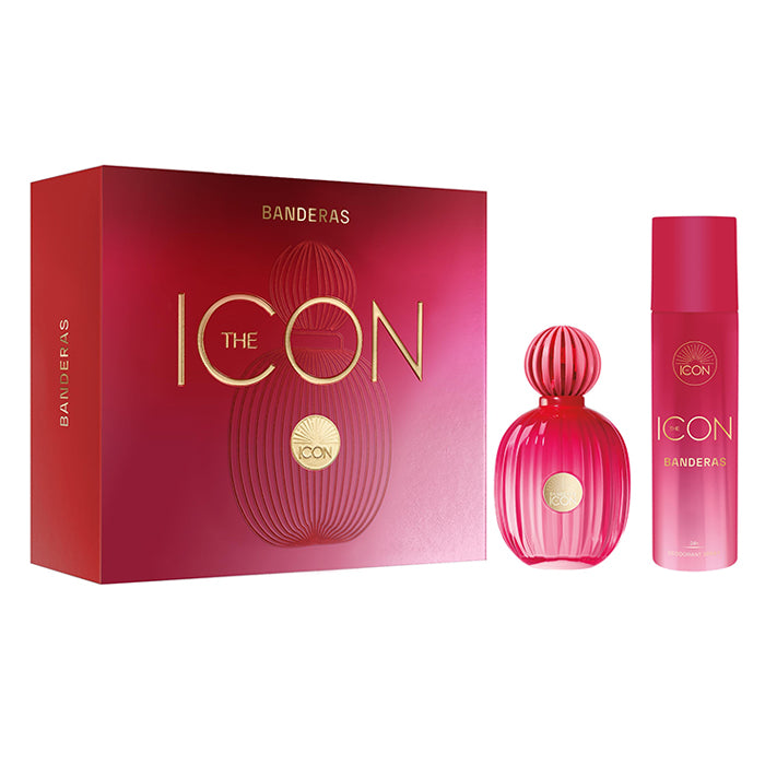THE ICON WOMAN EDP + DEODORANT GIFT SET GIFT SET by BANDERAS at Sundora
