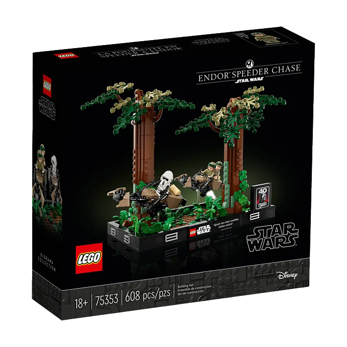 75353 ENDOR™ SPEEDER CHASE DIORAMA TOYS by LEGO at Sundora