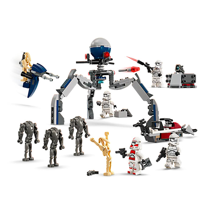 75372 STAR WARS CLONE TROOPER™ &amp; BATTLE DROID BATTLE PACK TOYS by LEGO at Sundora