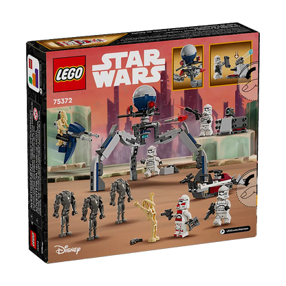 75372 STAR WARS CLONE TROOPER™ &amp; BATTLE DROID BATTLE PACK TOYS by LEGO at Sundora