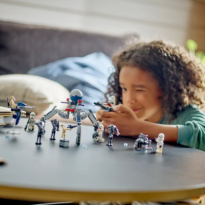 75372 STAR WARS CLONE TROOPER™ &amp; BATTLE DROID BATTLE PACK TOYS by LEGO at Sundora