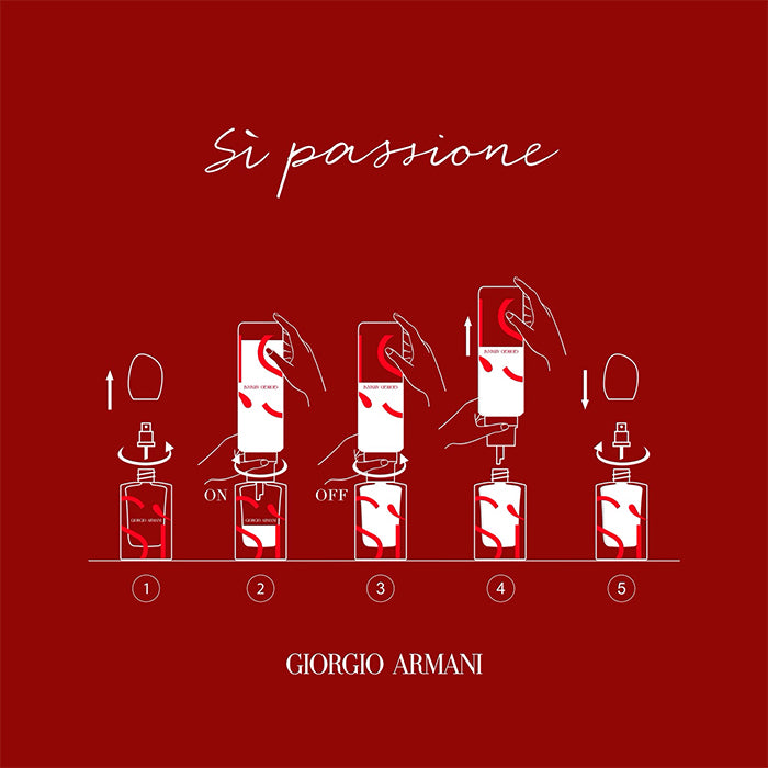 REFILL BOTTLE EAU DE PARFUM SÌ PASSIONE PERFUME by GIORGIO ARMANI at Sundora