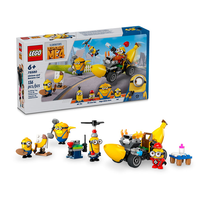 75580 MINIONS AND BANANA CAR TOYS by LEGO at Sundora