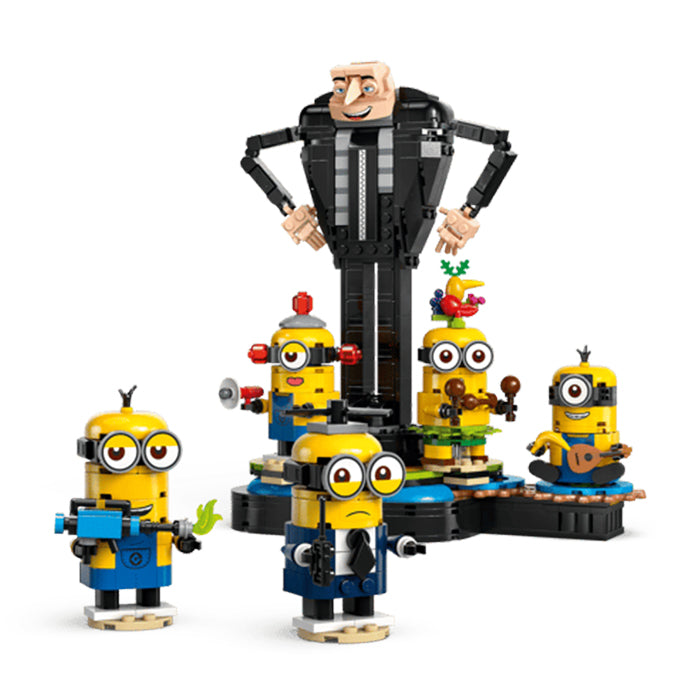 75582 Brick-Built Gru and Minions