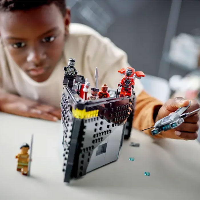 76214 BLACK PANTHER: WAR ON THE WATER TOYS by LEGO at Sundora