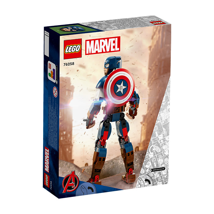 76258 MARVEL AVENGERS CAPTAIN AMERICA CONSTRUCTION FIGURE TOYS by LEGO at Sundora