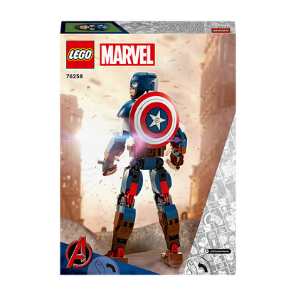 76258 MARVEL AVENGERS CAPTAIN AMERICA CONSTRUCTION FIGURE TOYS by LEGO at Sundora