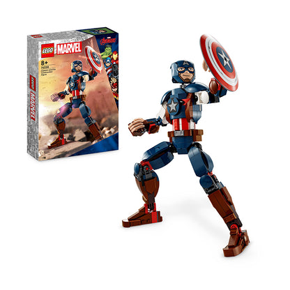 76258 MARVEL AVENGERS CAPTAIN AMERICA CONSTRUCTION FIGURE TOYS by LEGO at Sundora