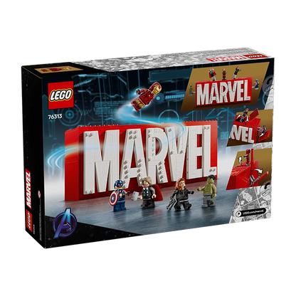 76313 MARVEL Logo &amp; Minifigures