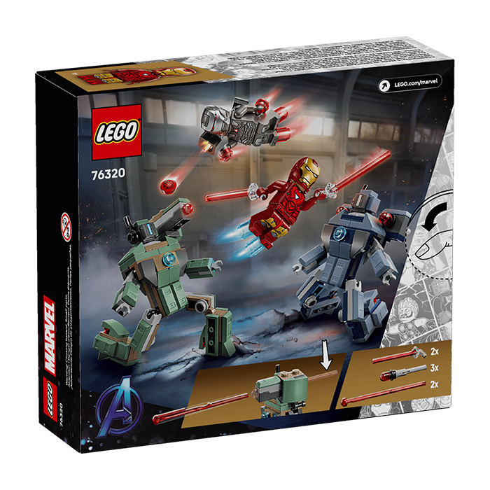 76320 Iron Man &amp; War Machine vs. Hammer Drones