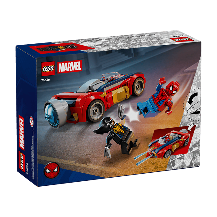 76336 Spider-Man Car vs. Venomized Wolverine