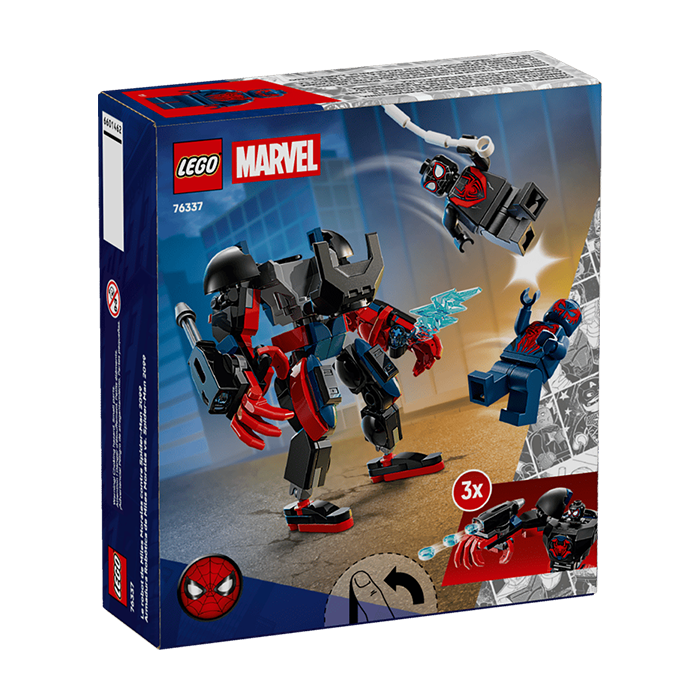76337 Miles Morales Mech vs. Spider-Man 2099