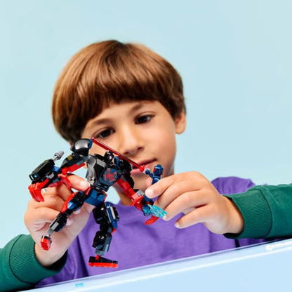 76337 Miles Morales Mech vs. Spider-Man 2099