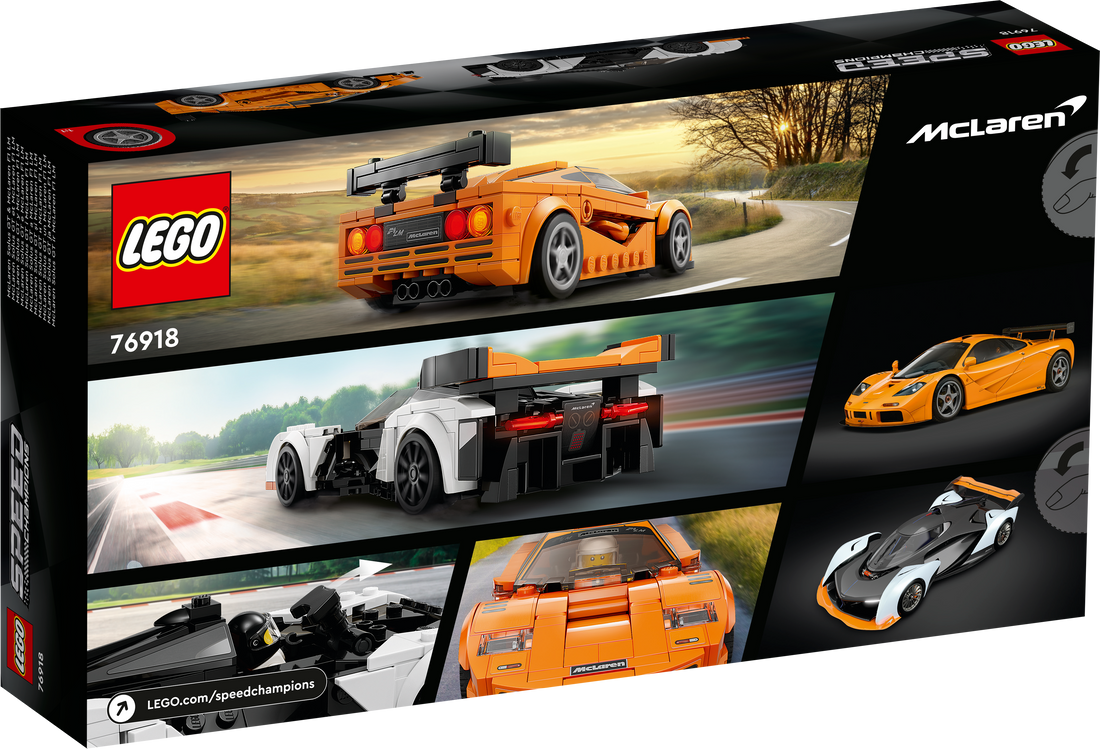 76918 MCLAREN SOLUS GT &amp; MCLAREN F1 LM TOYS by LEGO at Sundora