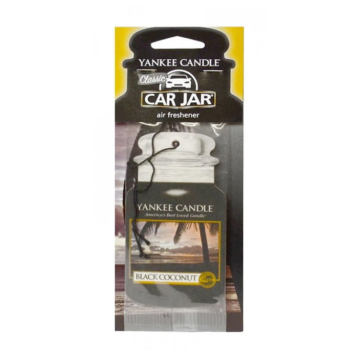 BLACK COCONUT – SINGLE CAR JAR CAR JAR by YANKEE CANDLE at Sundora