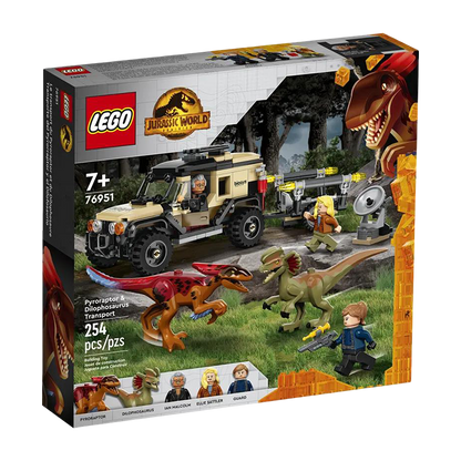 76951 Pyroraptor &amp; Dilophosaurus Transport