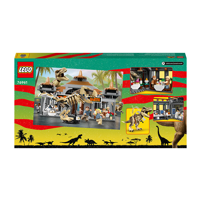 76961 VISITOR CENTER: T. REX &amp; RAPTOR ATTACK TOYS by LEGO at Sundora