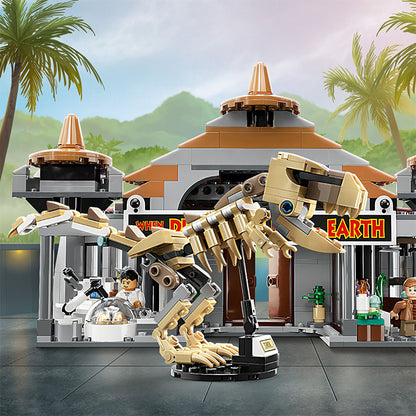 76961 VISITOR CENTER: T. REX &amp; RAPTOR ATTACK TOYS by LEGO at Sundora