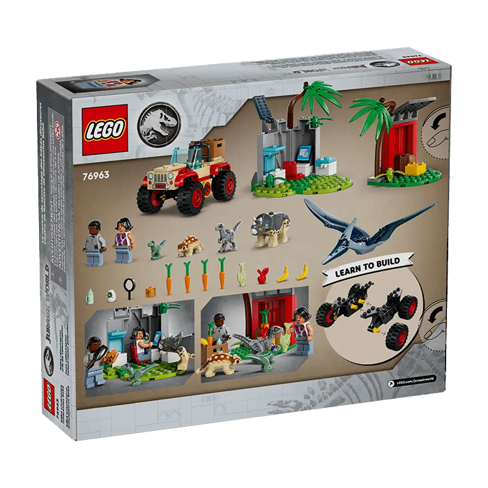 76963 JURASSIC WORLD BABY DINOSAUR RESCUE CENTER TOYS by LEGO at Sundora