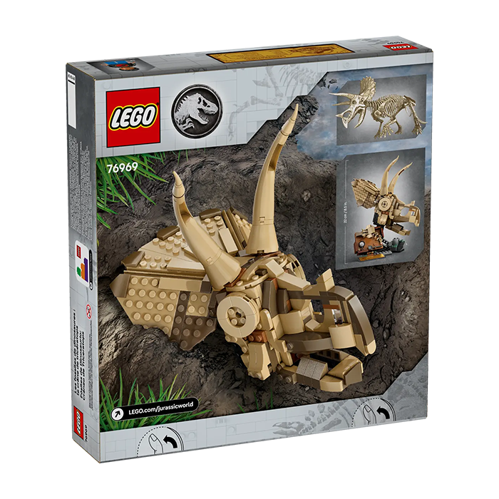 76969 Dinosaur Fossils: Triceratops Skull