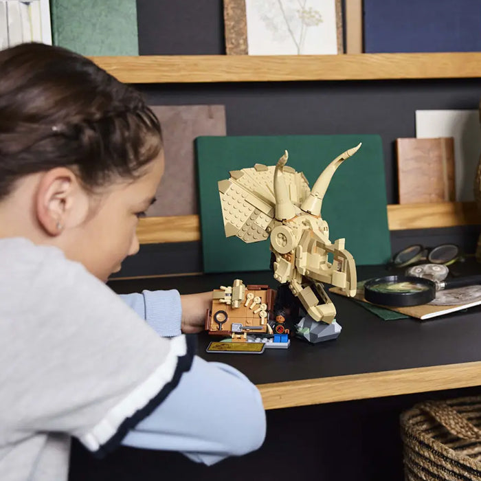 76969 Dinosaur Fossils: Triceratops Skull
