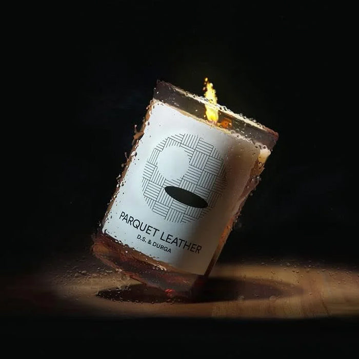 PARQUET LEATHER CANDLE by D.S. &amp; DURGA at Sundora