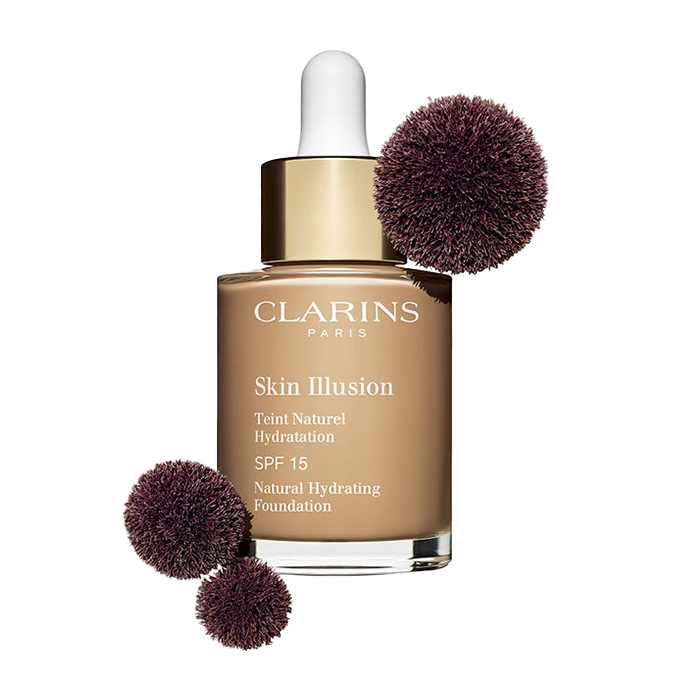 SKIN ILLUSION NATURAL HYDRATING FOUNDATION SPF 15 FOUNDATION by CLARINS at Sundora