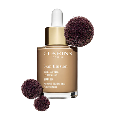 SKIN ILLUSION NATURAL HYDRATING FOUNDATION SPF 15 FOUNDATION by CLARINS at Sundora