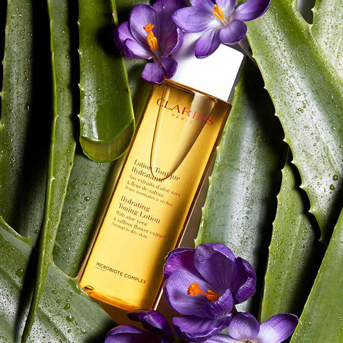 HYDRATING TONER + FACE LOTION FOR NORMAL + DRY SKIN - MOISTURIZING FACIAL TONER + LOTION SKINCARE by CLARINS at Sundora