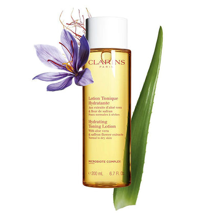 HYDRATING TONER + FACE LOTION FOR NORMAL + DRY SKIN - MOISTURIZING FACIAL TONER + LOTION SKINCARE by CLARINS at Sundora